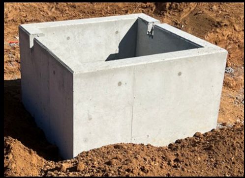 In-situ concrete slab with steelfixing